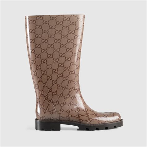 gucci fur booties|Gucci rain boots women.